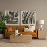 Everly 15.0L x 15.0W x 27.5H White Cement W/Beige Shade Table Lamp from Mercana - Luna Furniture