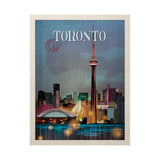 Toronto Go Canada (L) by Mercana Studio a Hand Embellished Decograph Framed Art Print from Mercana - Luna Furniture