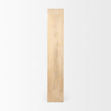 Traro 47.75L x 16.0W x 92.0H Blonde Wooden Compartment Shelving Unit from Mercana - Luna Furniture