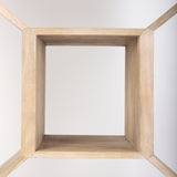 Traro 47.75L x 16.0W x 92.0H Blonde Wooden Compartment Shelving Unit from Mercana - Luna Furniture