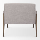 Palisades Gray Fabric w/ Brown Wood Frame Accent Chair from Mercana - Luna Furniture