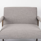Palisades Gray Fabric w/ Brown Wood Frame Accent Chair from Mercana - Luna Furniture
