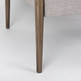Palisades Gray Fabric w/ Brown Wood Frame Accent Chair from Mercana - Luna Furniture
