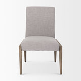 Palisades Gray Upholstery w/ Solid Wood Armless Dining Chair, Set of 2 from Mercana - Luna Furniture