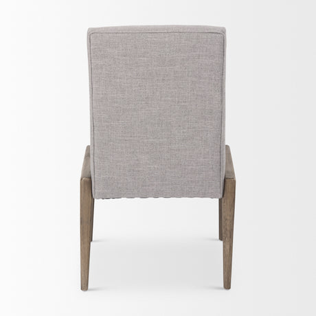 Palisades Gray Upholstery w/ Solid Wood Armless Dining Chair, Set of 2 from Mercana - Luna Furniture