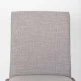 Palisades Gray Upholstery w/ Solid Wood Armless Dining Chair, Set of 2 from Mercana - Luna Furniture