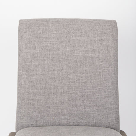 Palisades Gray Upholstery w/ Solid Wood Armless Dining Chair, Set of 2 from Mercana - Luna Furniture