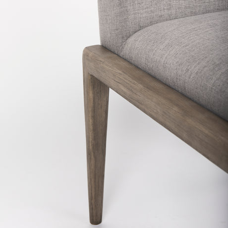 Palisades Gray Upholstery w/ Solid Wood Armless Dining Chair, Set of 2 from Mercana - Luna Furniture