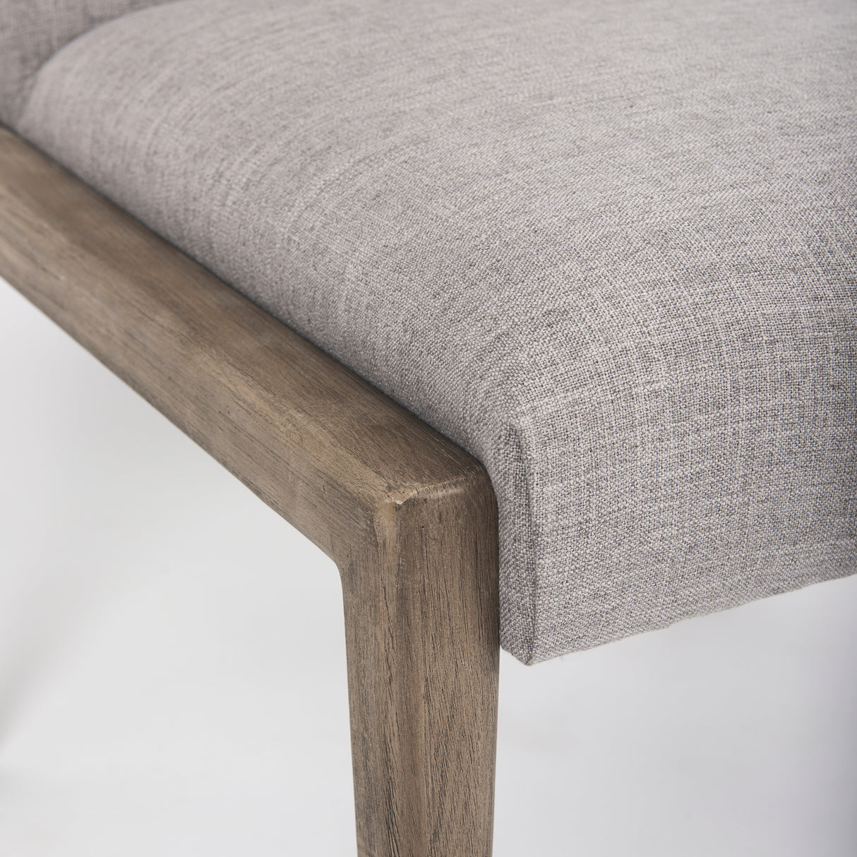 Palisades Gray Upholstery w/ Solid Wood Armless Dining Chair, Set of 2 from Mercana - Luna Furniture