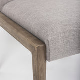 Palisades Gray Upholstery w/ Solid Wood Armless Dining Chair, Set of 2 from Mercana - Luna Furniture