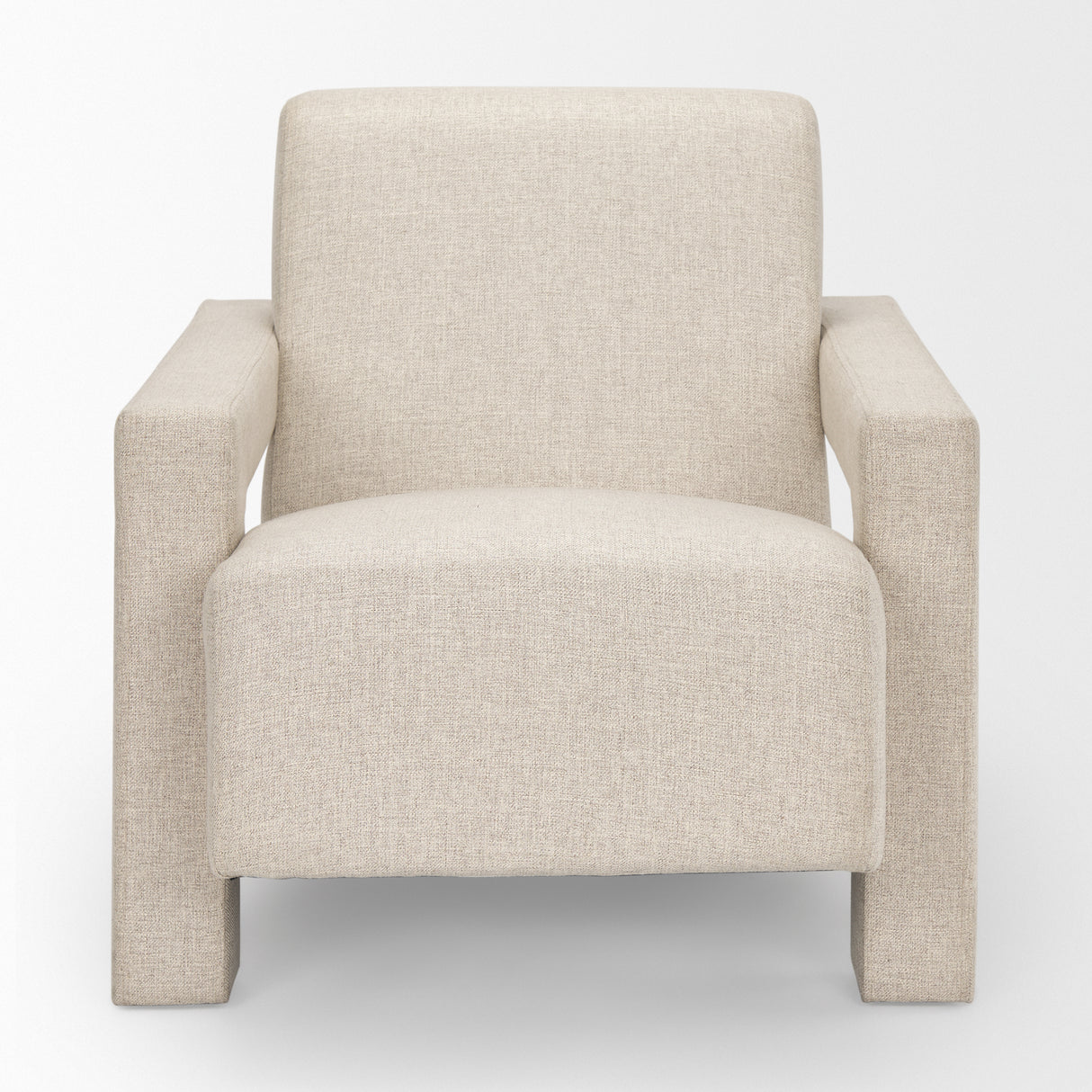 Sovereign Oatmeal Fully Upholstered Accent Chair from Mercana - Luna Furniture