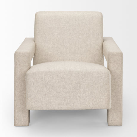 Sovereign Oatmeal Fully Upholstered Accent Chair from Mercana - Luna Furniture