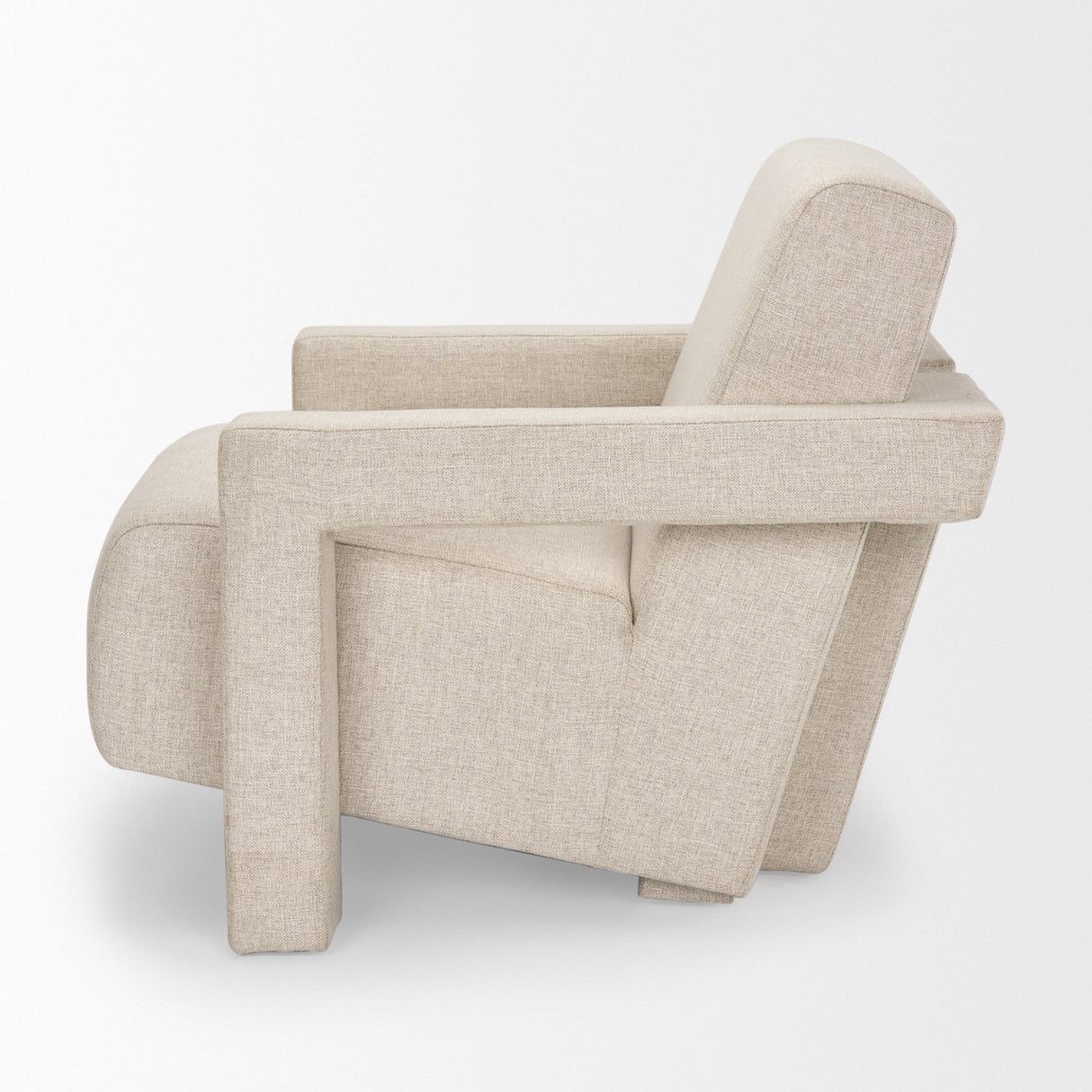 Sovereign Oatmeal Fully Upholstered Accent Chair from Mercana - Luna Furniture