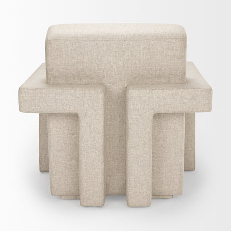 Sovereign Oatmeal Fully Upholstered Accent Chair from Mercana - Luna Furniture