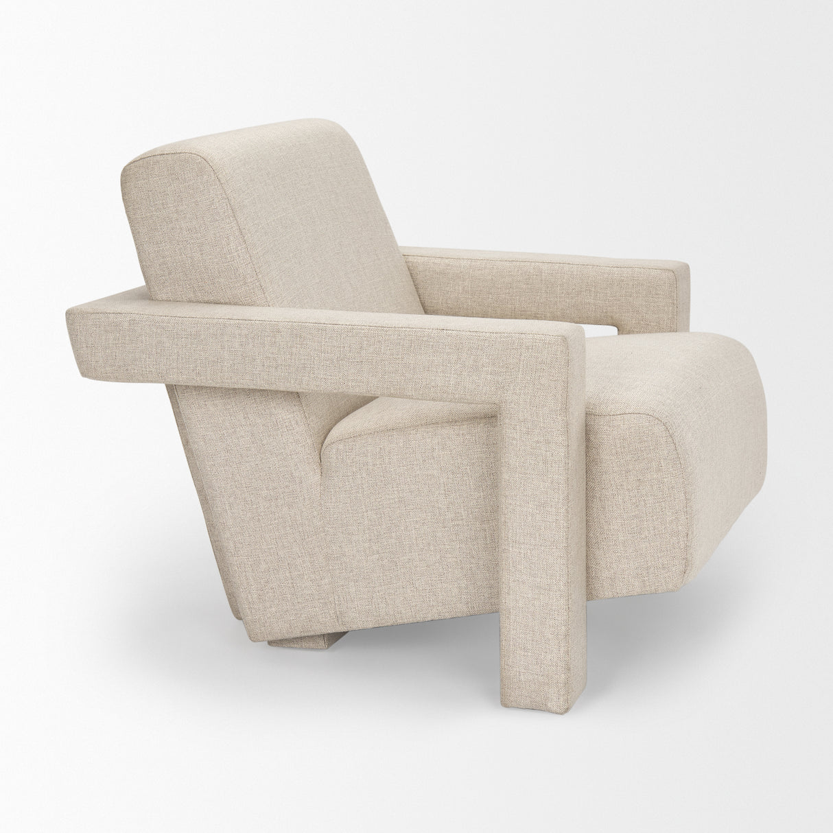 Sovereign Oatmeal Fully Upholstered Accent Chair from Mercana - Luna Furniture