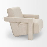 Sovereign Oatmeal Fully Upholstered Accent Chair from Mercana - Luna Furniture