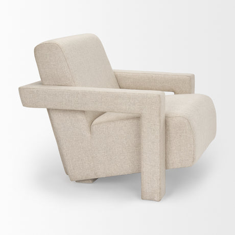 Sovereign Oatmeal Fully Upholstered Accent Chair from Mercana - Luna Furniture