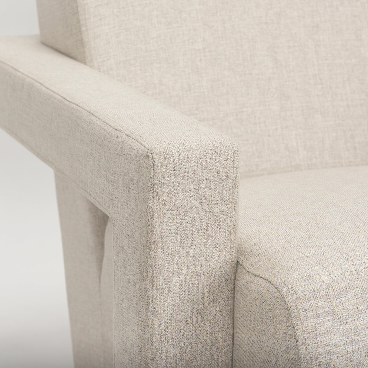 Sovereign Oatmeal Fully Upholstered Accent Chair from Mercana - Luna Furniture