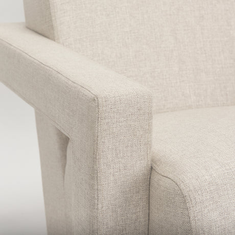 Sovereign Oatmeal Fully Upholstered Accent Chair from Mercana - Luna Furniture