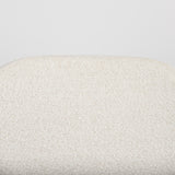 Amelia Cream Boucle W/Black Metal Upholstered Accent Chair 21.3L x 21.3W x 30.3H from Mercana - Luna Furniture