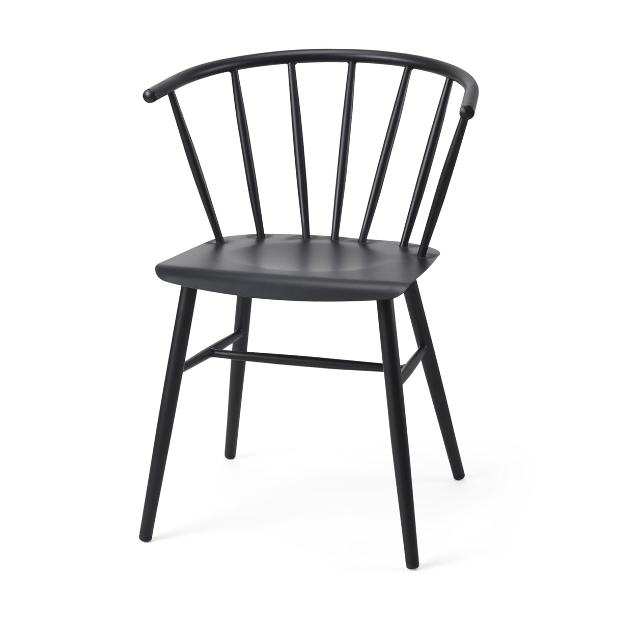 Colin 21.3L x 21.3W x 30.3H Black Metal Dining Chair from Mercana - Luna Furniture