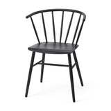Colin 21.3L x 21.3W x 30.3H Black Metal Dining Chair from Mercana - Luna Furniture