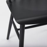 Colin 21.3L x 21.3W x 30.3H Black Metal Dining Chair from Mercana - Luna Furniture