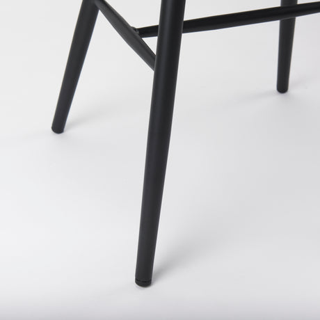 Colin 21.3L x 21.3W x 30.3H Black Metal Dining Chair from Mercana - Luna Furniture