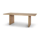 Grier 84" Light Brown Wood w/ Cane Dining Table from Mercana - Luna Furniture