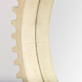 Cog Mirror 35" Round Natural Wood Frame Mirror from Mercana - Luna Furniture
