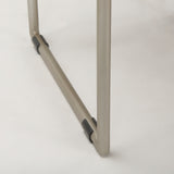 Givens 31.8"H Seat Height Brown Wood W/Silver Metal Frame Barstool from Mercana - Luna Furniture