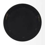 Ovallas 22" Round Champagne Wood Frame Mirror from Mercana - Luna Furniture