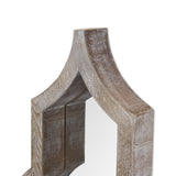 Tamanar 15.0 x 3.0 x 34.1 Light Brown Wood Frame Wall Mirror from Mercana - Luna Furniture