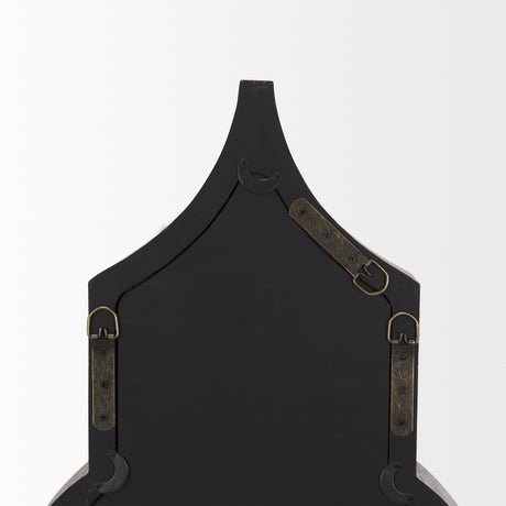 Tamanar 15.0 x 3.0 x 34.1 Light Brown Wood Frame Wall Mirror from Mercana - Luna Furniture