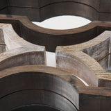 Tamanar 15.0 x 3.0 x 34.1 Light Brown Wood Frame Wall Mirror from Mercana - Luna Furniture