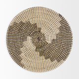 Luna 18.0L x 18.0W x 3.0H Large Light Brown Seagrass Round Wall Hanging Plate from Mercana - Luna Furniture