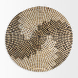 Luna 18.0L x 18.0W x 3.0H Large Light Brown Seagrass Round Wall Hanging Plate from Mercana - Luna Furniture