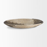 Luna 18.0L x 18.0W x 3.0H Large Light Brown Seagrass Round Wall Hanging Plate from Mercana - Luna Furniture