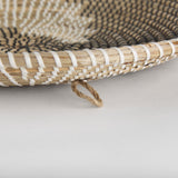 Luna 18.0L x 18.0W x 3.0H Large Light Brown Seagrass Round Wall Hanging Plate from Mercana - Luna Furniture