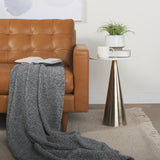 Olaf 88.2L x 37.8W x 35.0H Tan Leather Sofa from Mercana - Luna Furniture