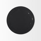 Sprocket 26" Round Brown Wood Frame Mirror from Mercana - Luna Furniture