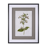 Soft Blue Botanoicals III by Mercana Studio Hand Embellished Framed Art Print Matted under Glass from Mercana - Luna Furniture