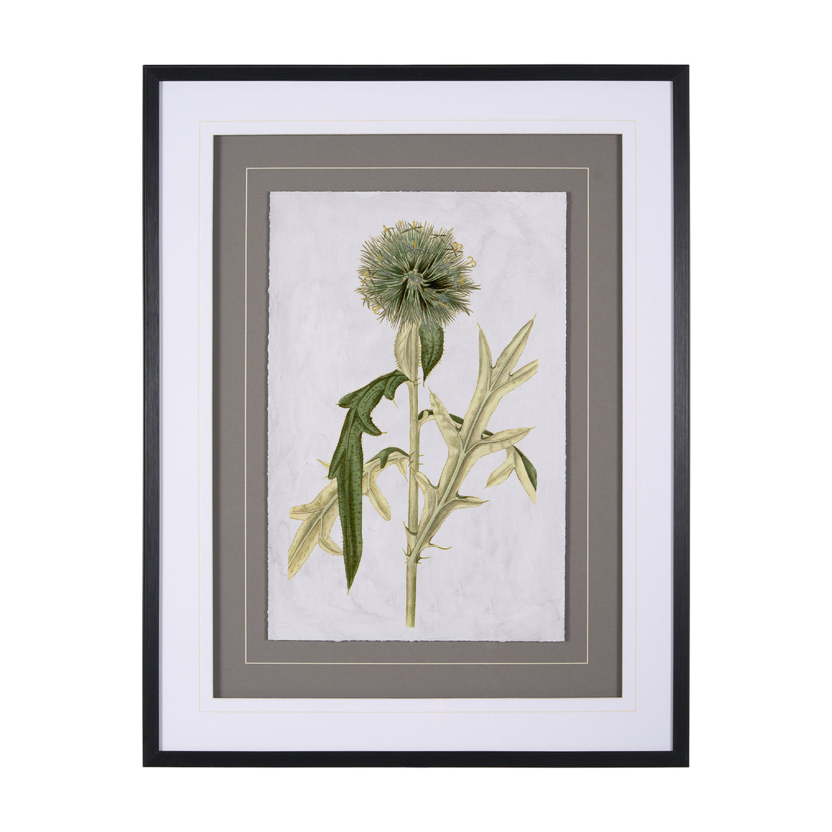 Soft Blue Botanoicals VI by Mercana Studio Hand Embellished Framed Art Print Matted under Glass from Mercana - Luna Furniture