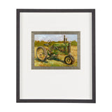 Rustic Tractors I by Mercana Studio a Hand Embellished Textured Framed Art Print Matted under Glass from Mercana - Luna Furniture