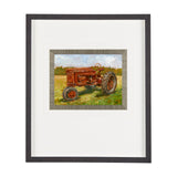 Rustic Tractors II by Mercana Studio a Hand Embellished Textured Framed Art Print Matted under Glass from Mercana - Luna Furniture