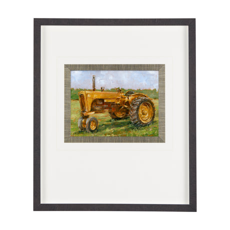 Rustic Tractors IV by Mercana Studio a Hand Embellished Textured Framed Art Print Matted under Glass from Mercana - Luna Furniture