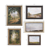 Sea View (Set of 5) by Mercana Studioa Hand Embellished Textured Framed Art Print from Mercana - Luna Furniture