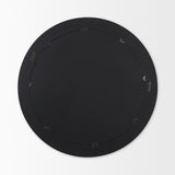 Sprocket Mirror 35" Round Natural Brown Wood Frame Mirror from Mercana - Luna Furniture
