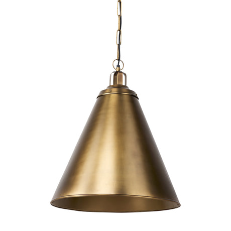 Fenton 18.0L x 18.0W x 23.0H Gold W/Gold Accents Pendant Light from Mercana - Luna Furniture