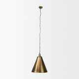 Fenton 18.0L x 18.0W x 23.0H Gold W/Gold Accents Pendant Light from Mercana - Luna Furniture